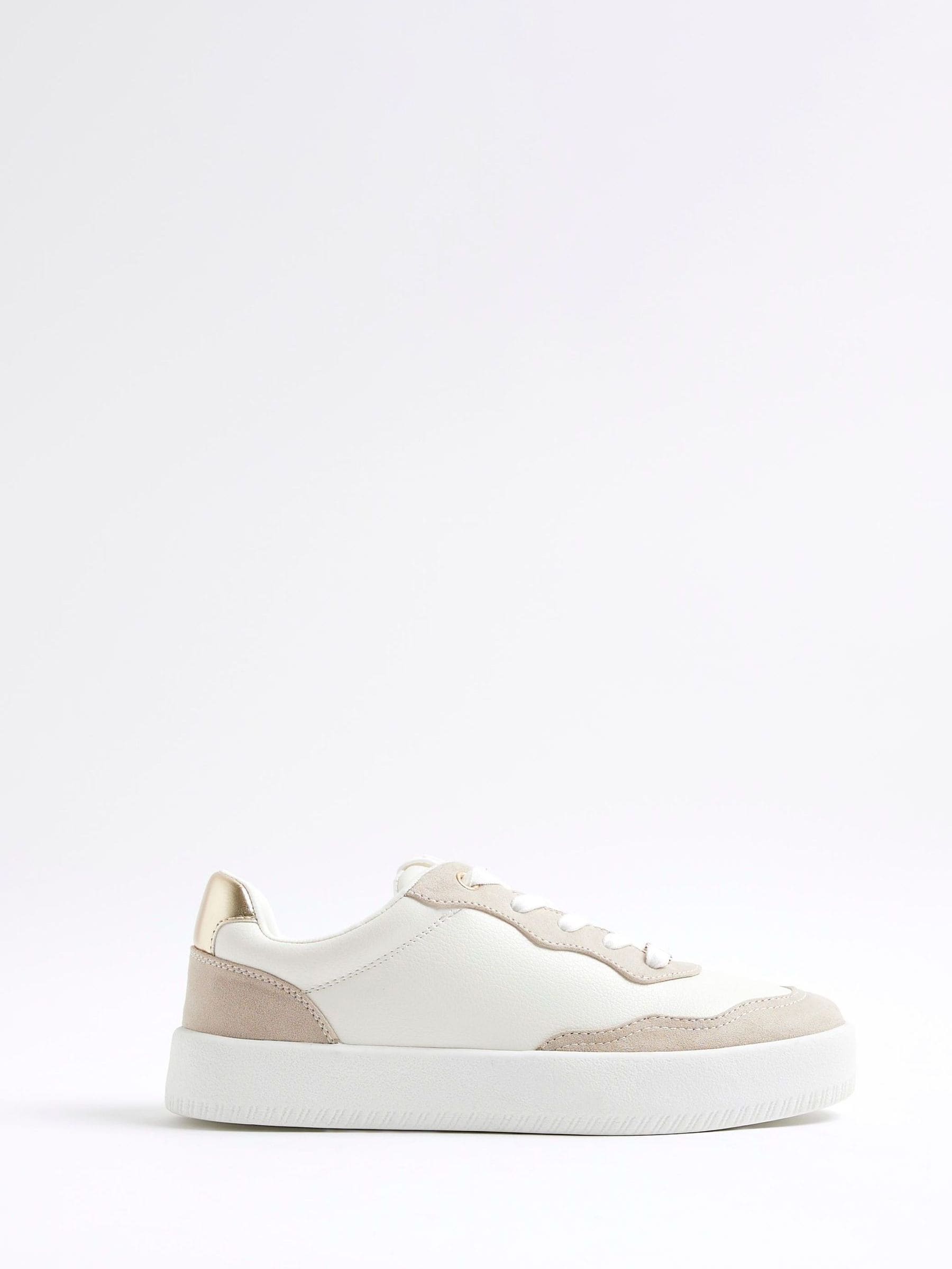 River Island Lace-Up Platform Trainers
