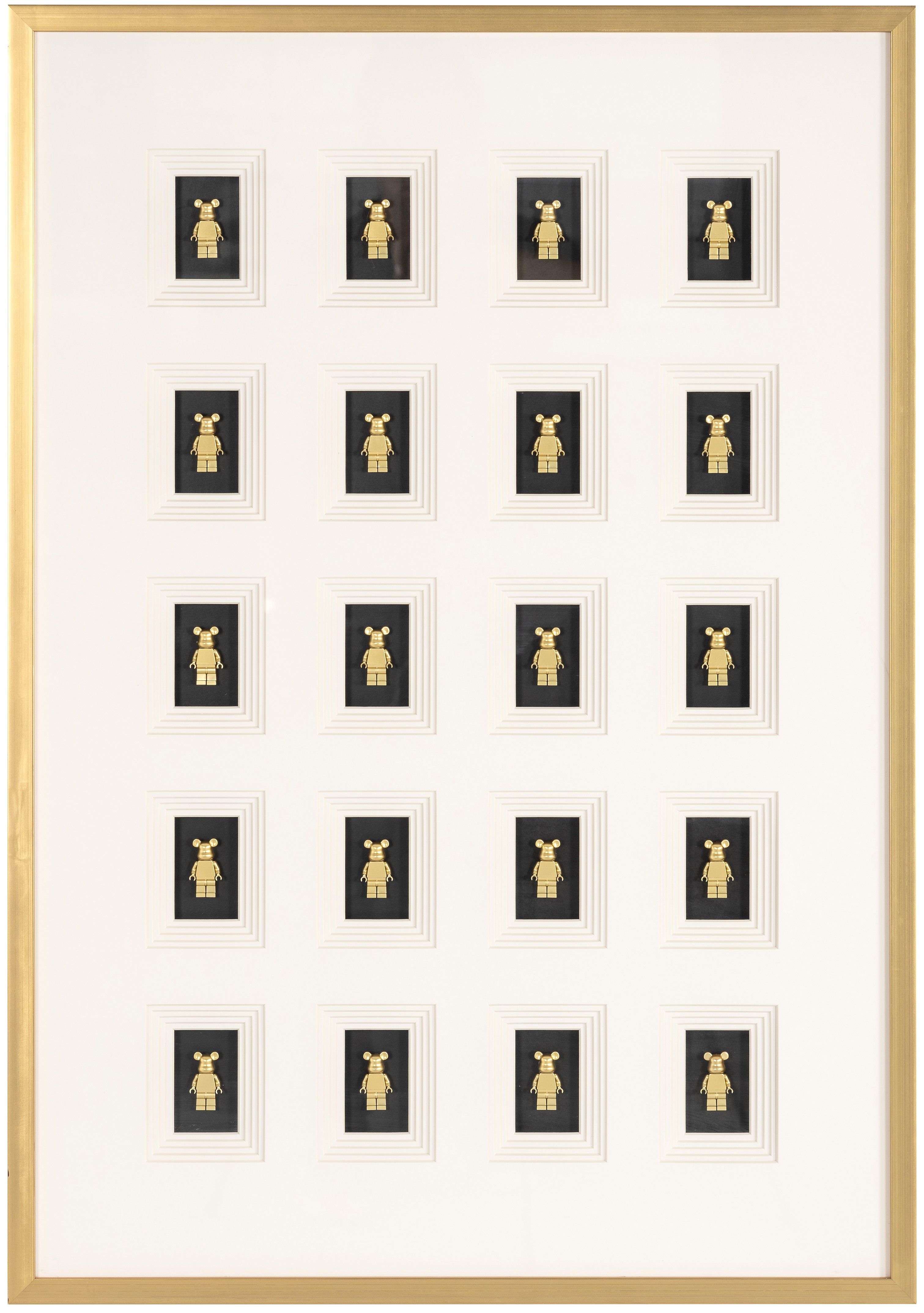 Wanddecoratie Block 3D 212632 Bear B70 x D4 x H100 cm