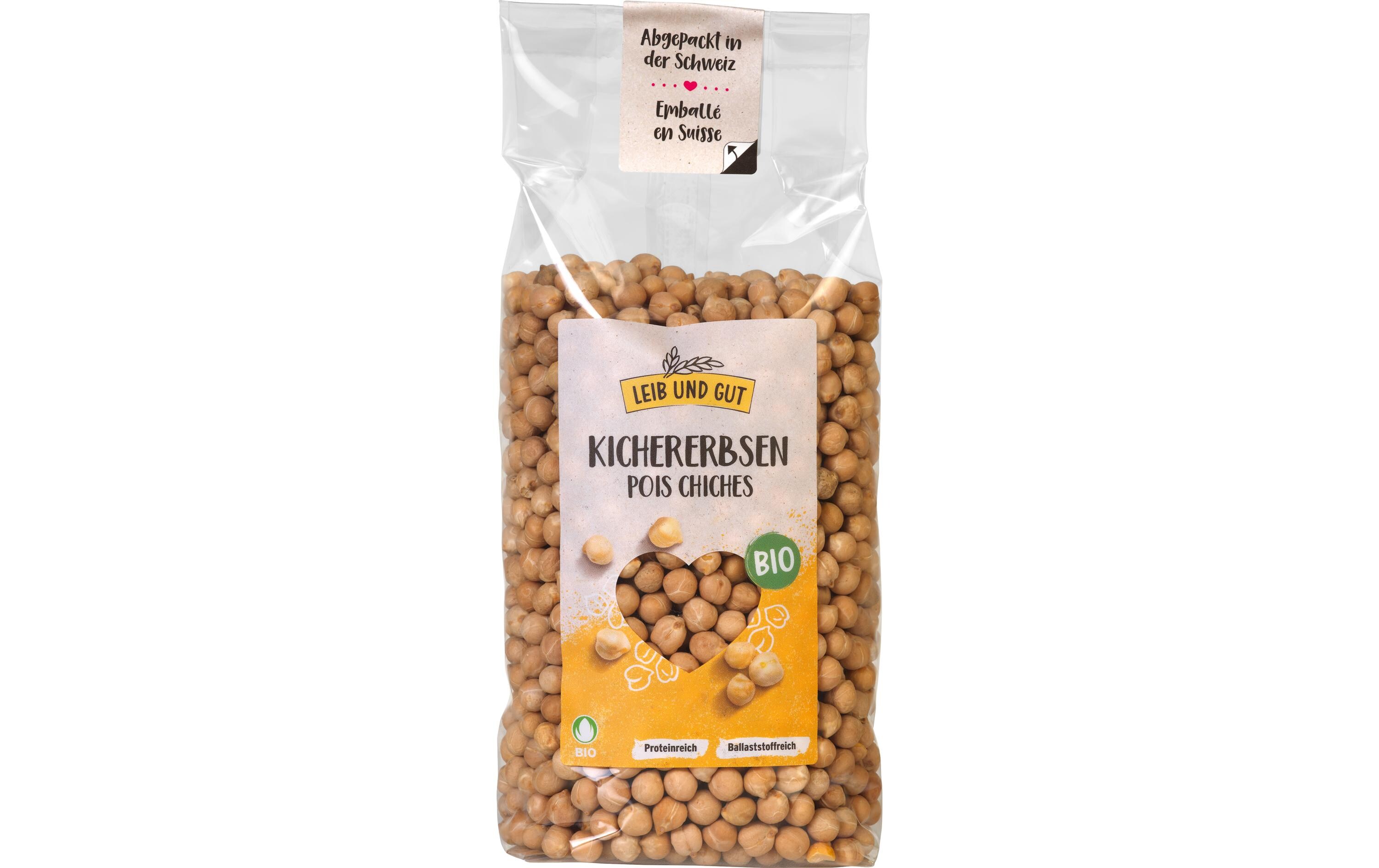 Bio Kichererbsen 500 gKichererbsen in Bio-Qualität