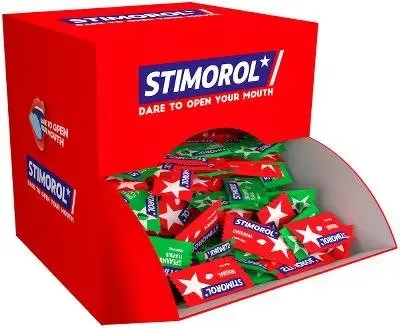 Tyggegummi Stimorol Dental Mix 2,8g x 170 stk. i borddisplay