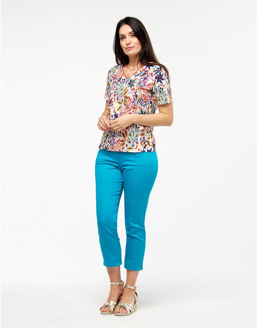 T-shirt coton orangé
