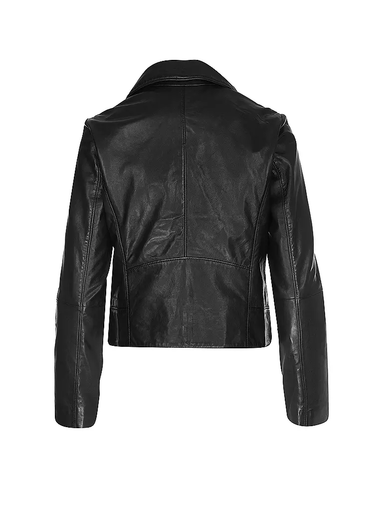 COMMA Lederjacke schwarz