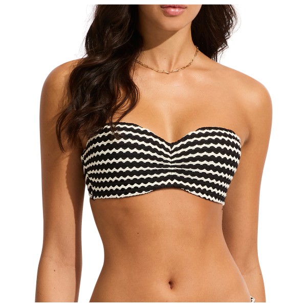 Seafolly - Women's Mesh Effect Bustier Bandeau - Haut de maillot