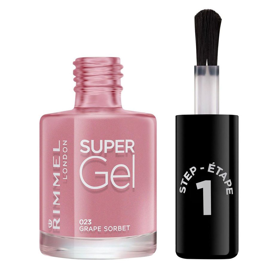 Rimmel London Super Gel Nail Polish #023 Grape Sorbet 12ml