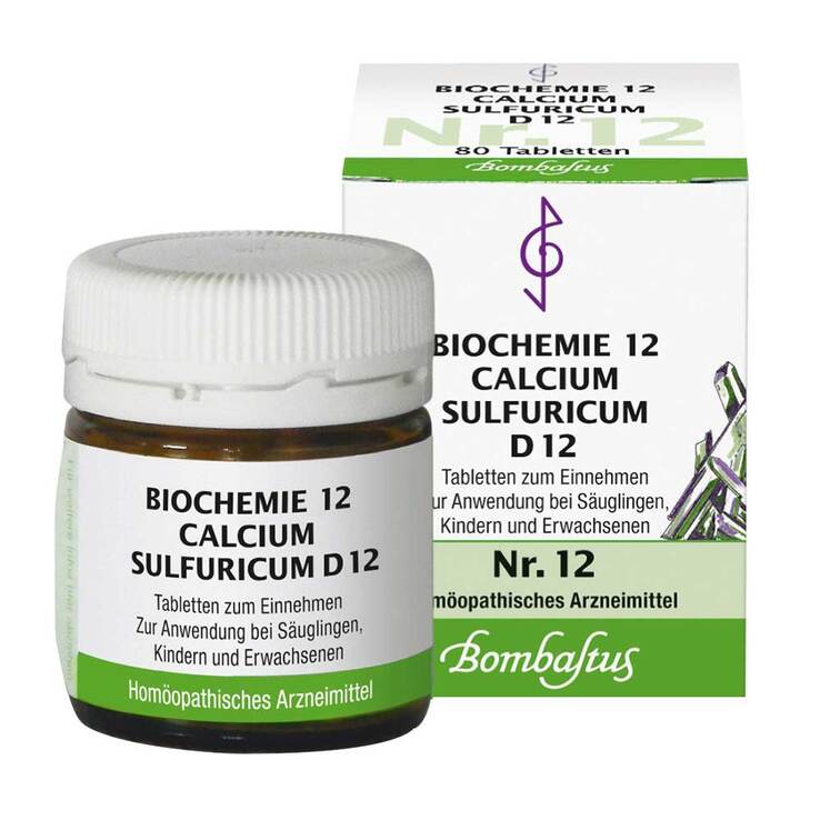 Biochemie 12 Calcium sulfuricum D 12 Tabletten, 80 St