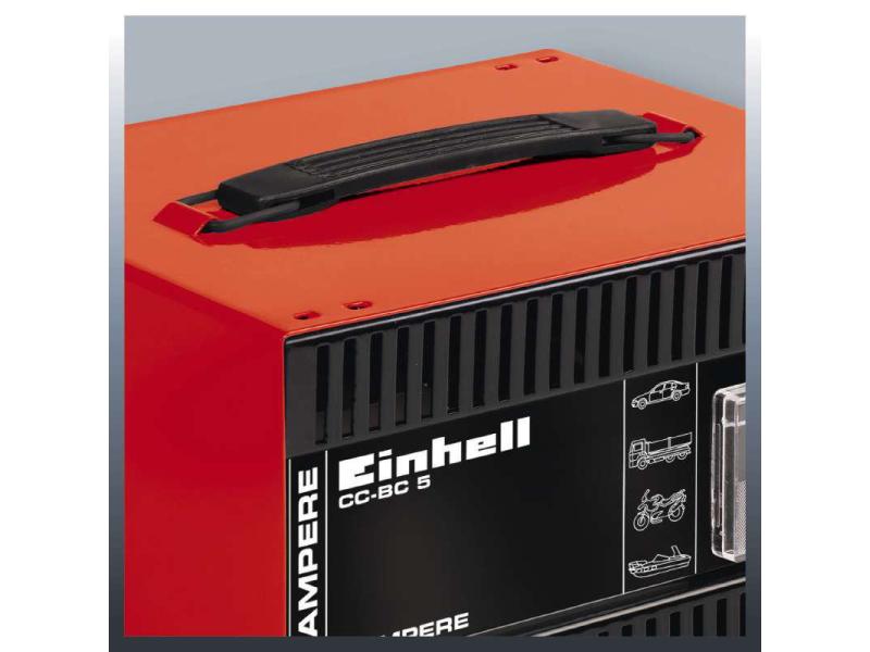 Einhell Automotive Batterieladegerät CC-BC 5 Ladegerät für Bleisäure-Batterien 12 Volt
