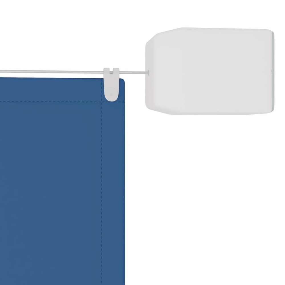 Auvent vertical 100x360 cm tissu oxford bleu