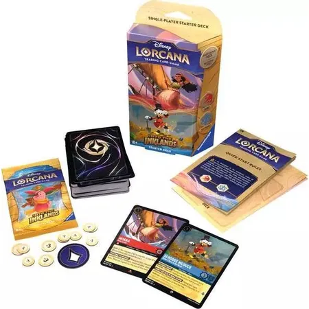Ravensburger Disney Lorcana: Die Tintenlande - Starter Deck Rubin und Saphir (Englisch)