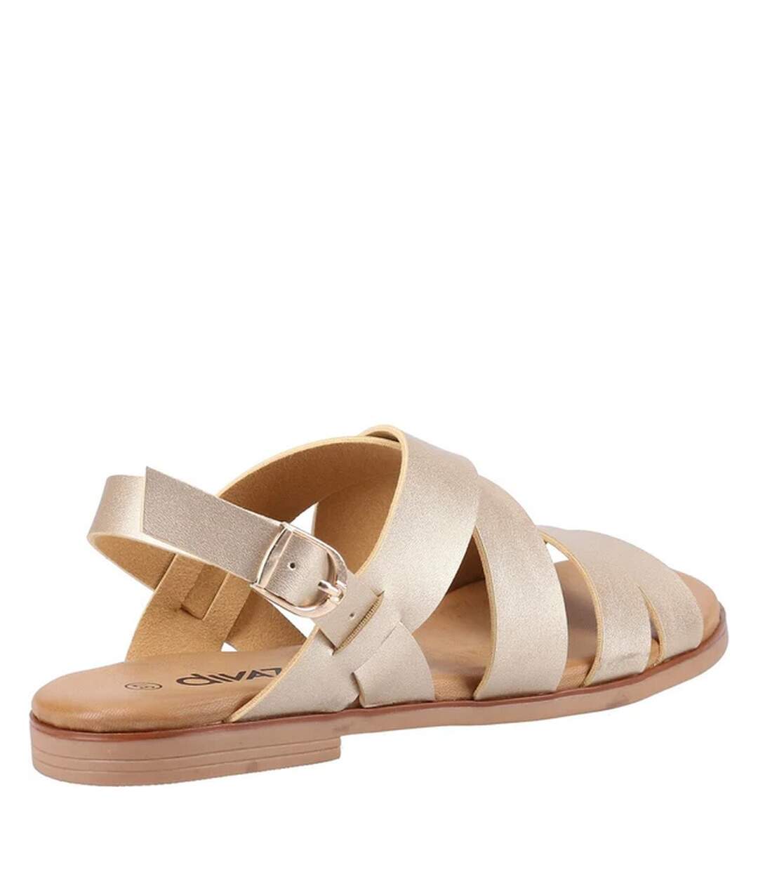 Divaz - Sandales SIENNA - Femme (Doré) - UTFS9825