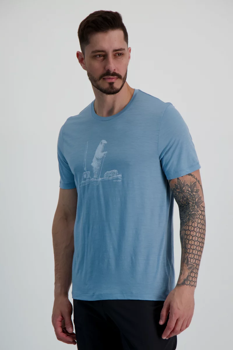 icebreaker Merino 150 Tech Lite II Polar Paddle Herren T-Shirt