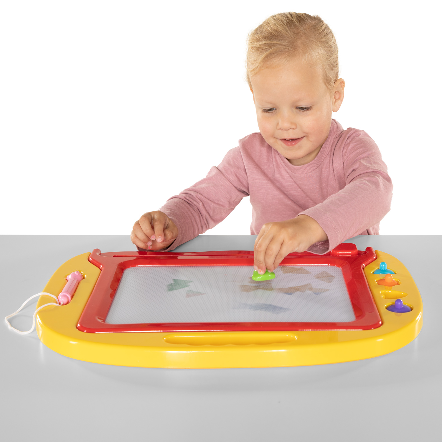 Magnetisch Tekenbord XL - Geel/Rood