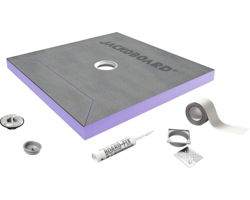JACKOBOARD® Aqua Reno vloeiend douche-element 900 mm x 900 mm x 65 mm