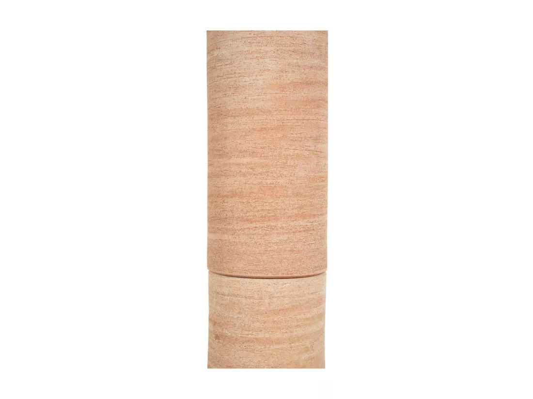 BISCOTTINI Vase - Finition terre cuite - Extérieur - Jardin - Présentoir - Décoratif - Porte-plante - Porte-fleurs - Salon - Salle à manger - Chambre - Cuisine - 35x35x225 cm