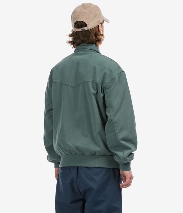 Carhartt WIP OG Santa Fe Dewey Jacke (silver pine garment dyed) online kaufen | skatedeluxe