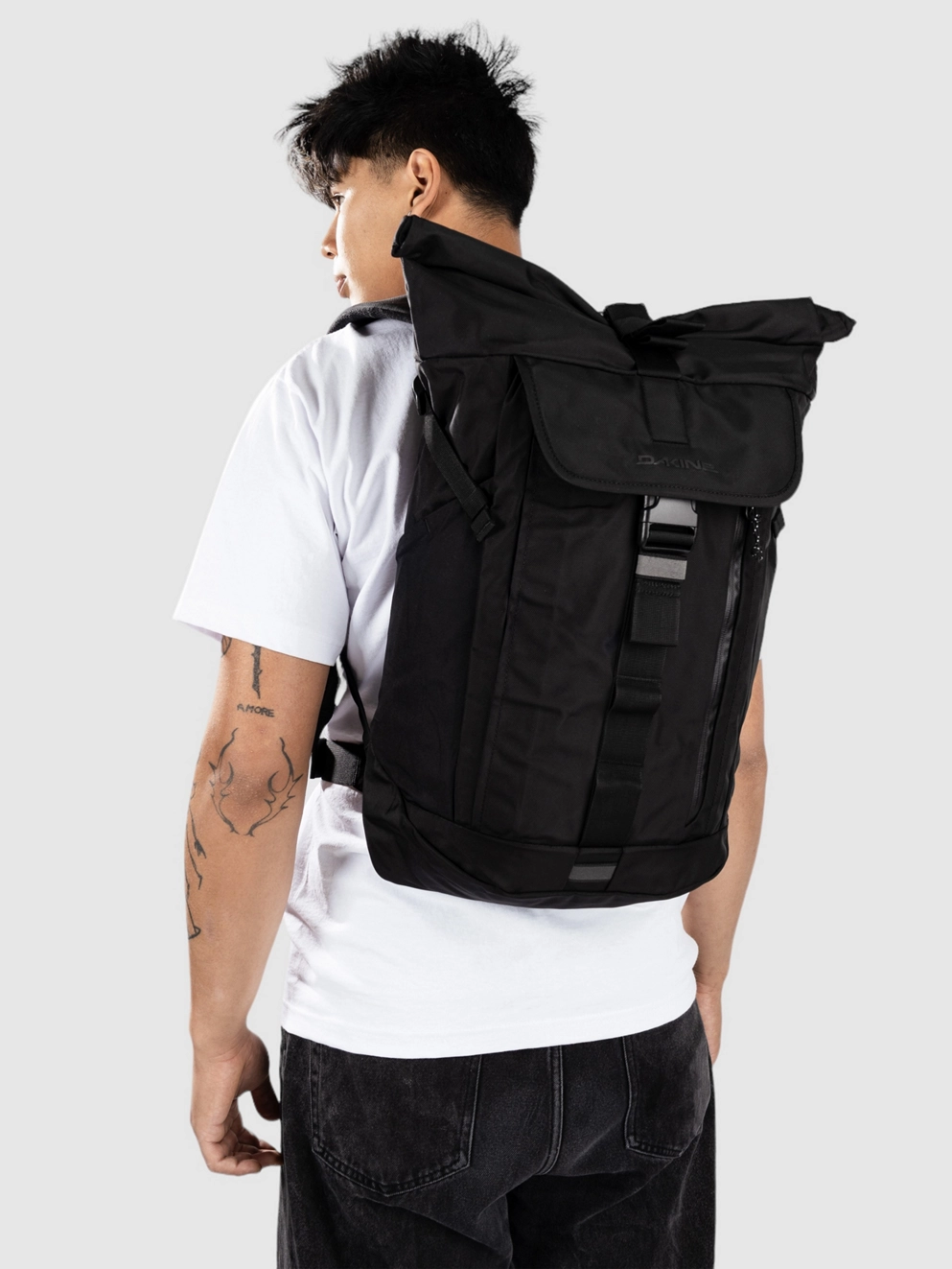 Dakine Motive Rolltop 25L Backpack black ballistic