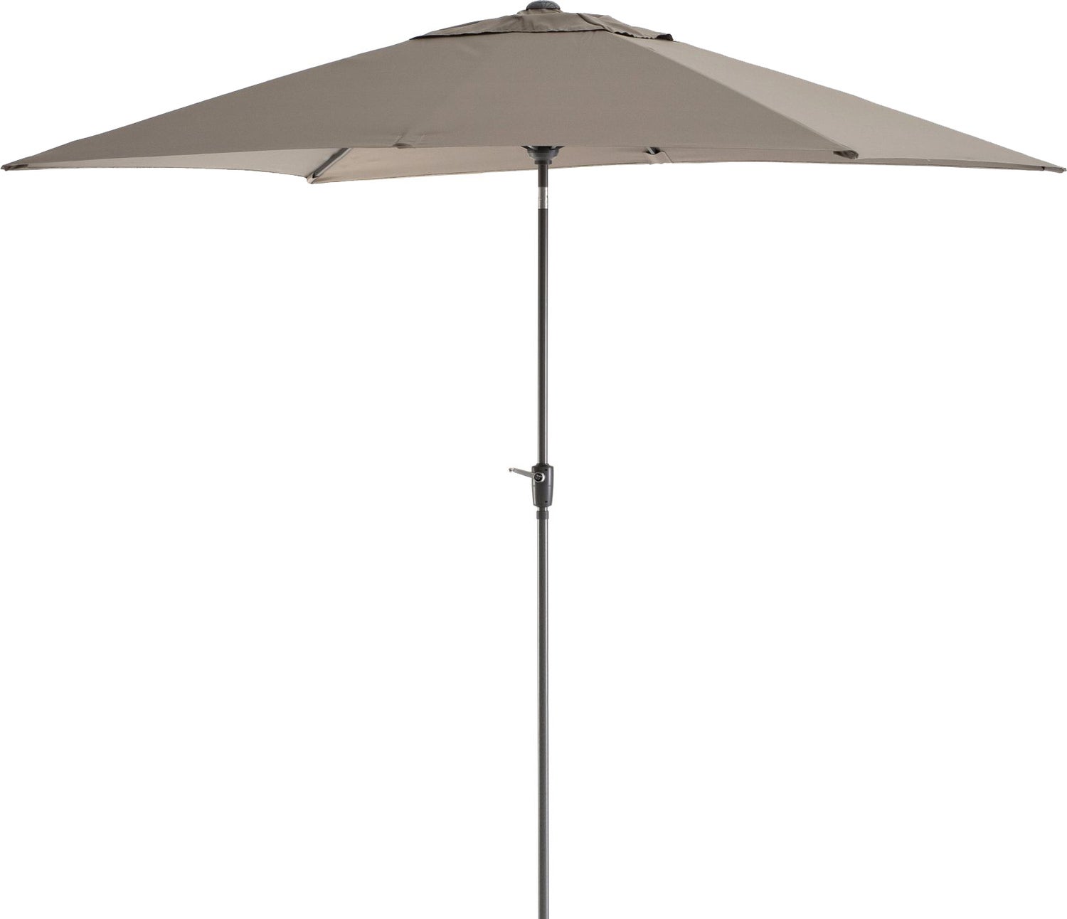 Intratuin parasol Cadiz taupe 80+UV 300 x 200 cm