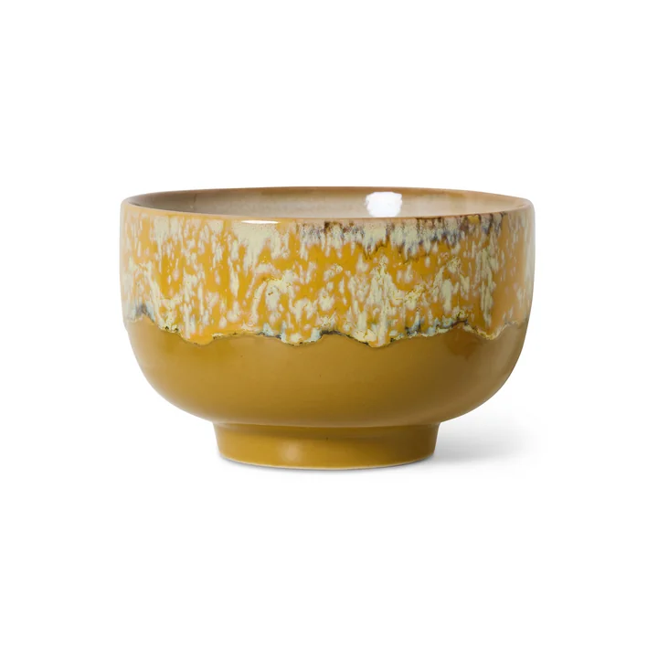 HKliving - 70's Nudelschale, Ø 13,5 cm, sunbeam
