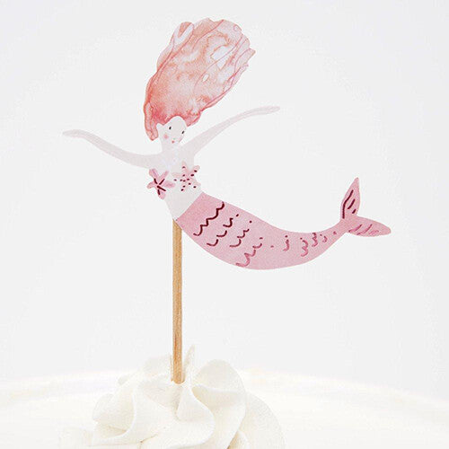 Meri meri cupcake set zeemeerminnen - 24st