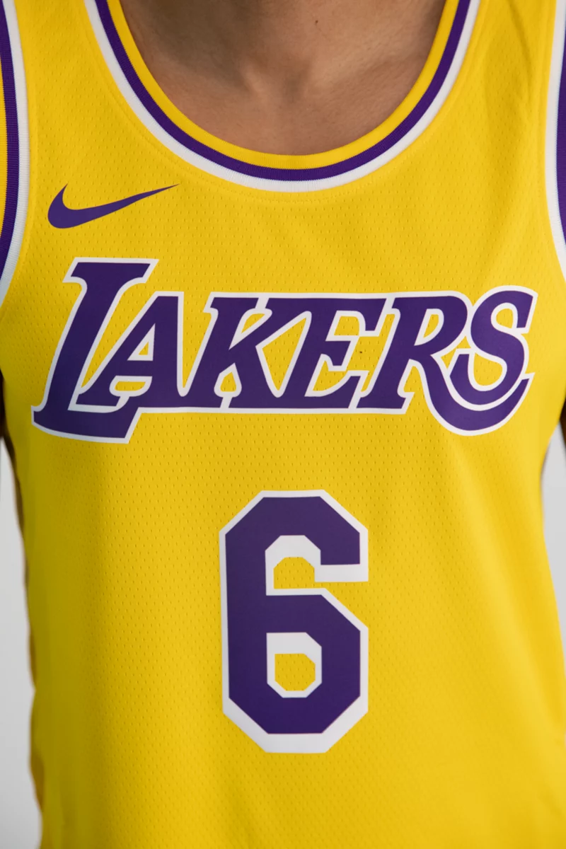 Nike Los Angeles Lakers Icon Edition LeBron James Herren Basketballtrikot
