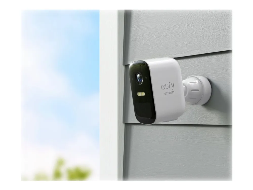 Eufy eufyCam 2C - Netværksovervågningskamera - udendørs, indendørs - vejrbestandig - farve (Dag/nat) - 1080p - audio - trådløs - WiFi (pakke med 2)