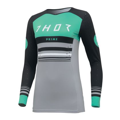Maillot cross Thor PRIME BLAZE WOMEN 2023 - Noir / Vert