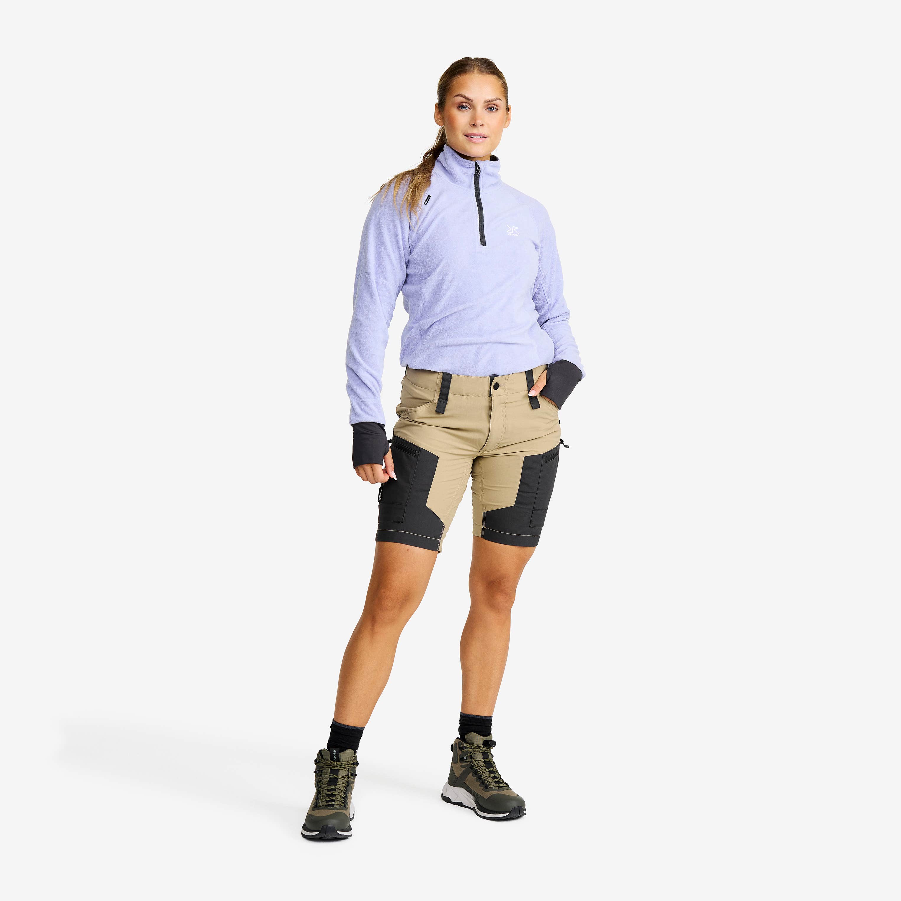RVRC GP Shorts Dame Khaki