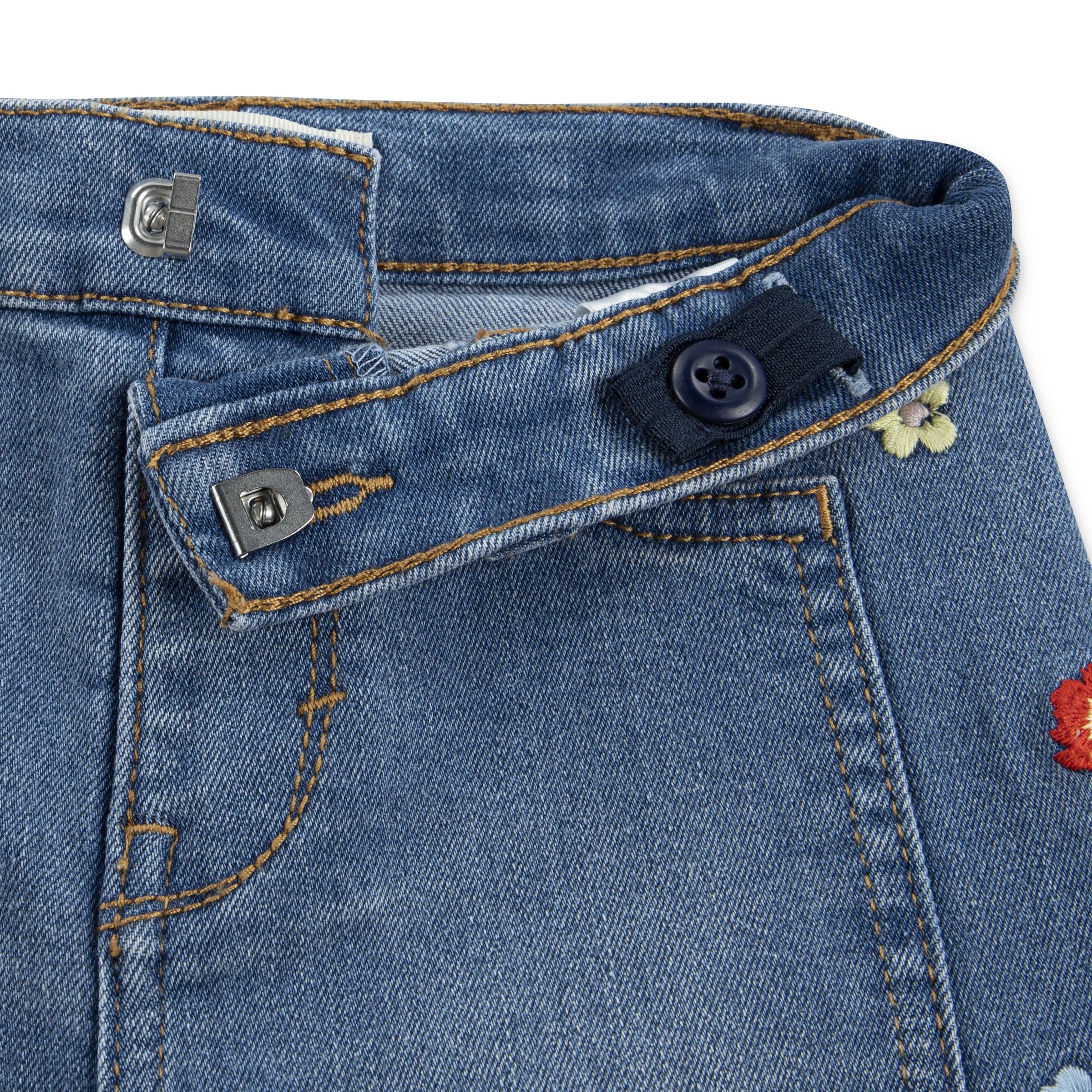 Levi's® Kids Langarmshirt & Hose »LVG CROCHET LEVI'S TOP,JEANS«, 2 Stk. mit Blümchenstickereien - for GIRLS