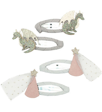 Mimi & Lula H?rsp?nder - 4 stk - Dragon and Princess Fairytale