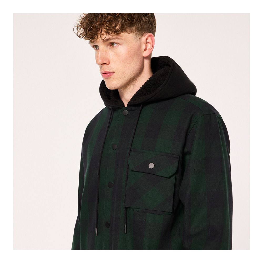 Oakley BEAR COZY - Veste Homme black/green check