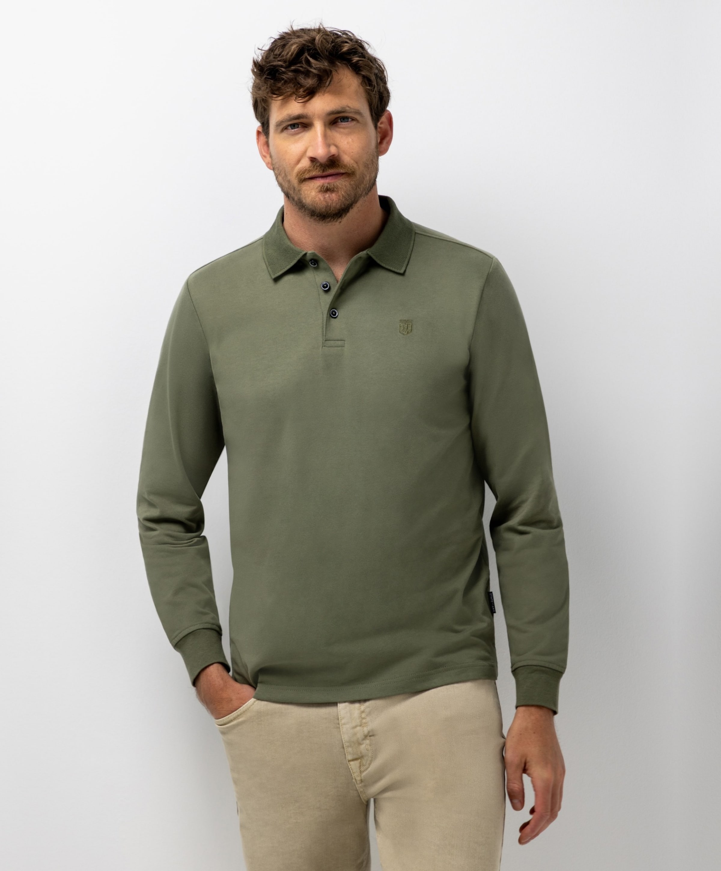 State of Art Heren polo groen