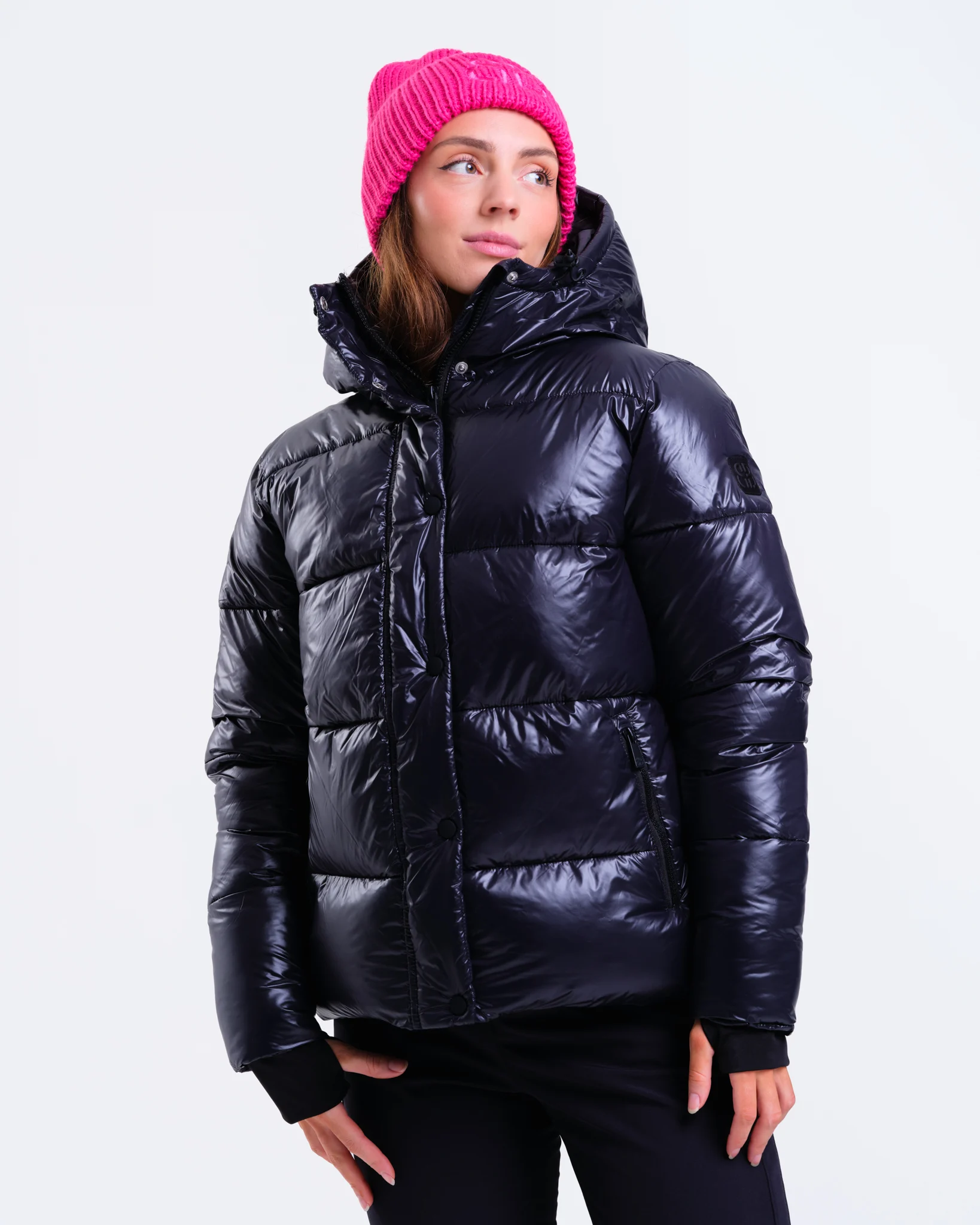Bumpro Glow Oversized Puffer Jacket Black\Navy