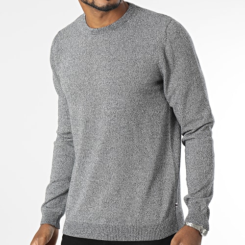 Pull Basic Knit Gris Chiné
