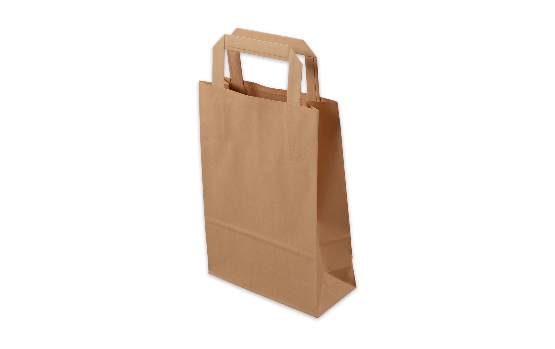 Geschenktüte mit Flachhenkel, 18 x 6 x 26 cm, 50 StückPapiertasche
