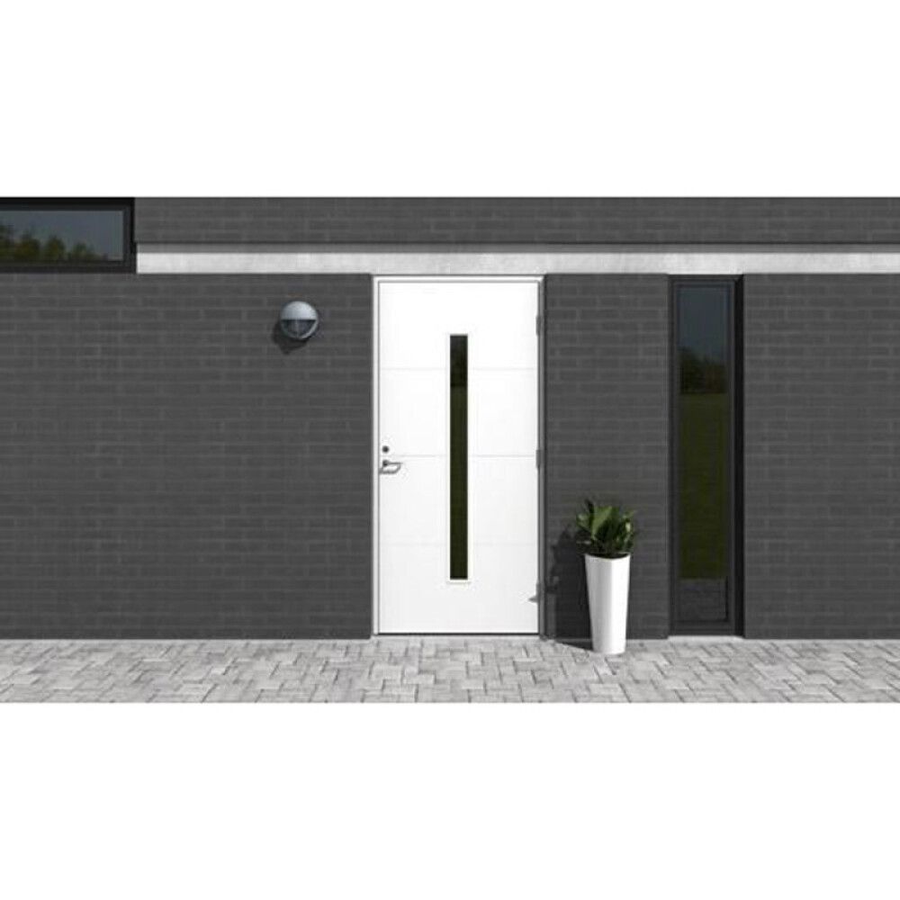 YTTERDØR SOLID ELEMENTS VÄXJÖ HVIT 10X21 HØYRE