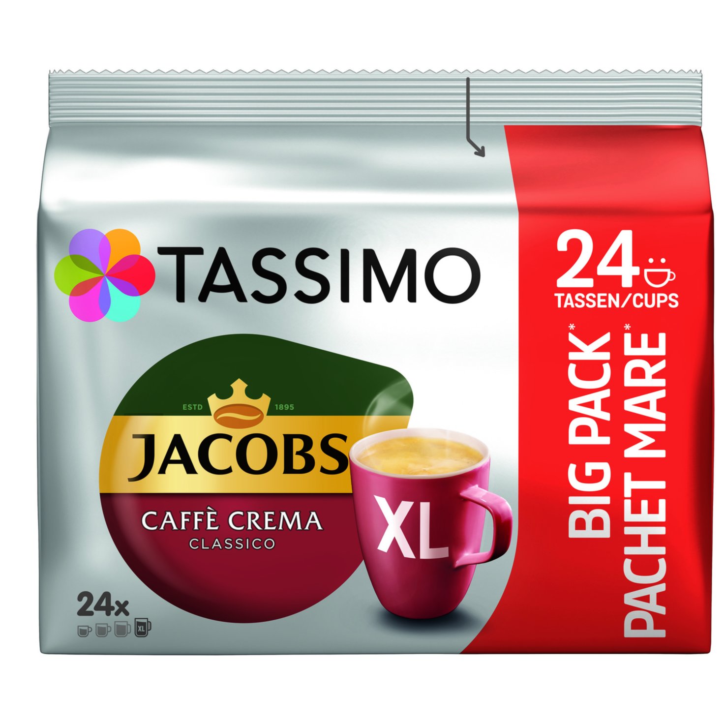 Tassimo Caffè Crema Classico XL 24 Caps