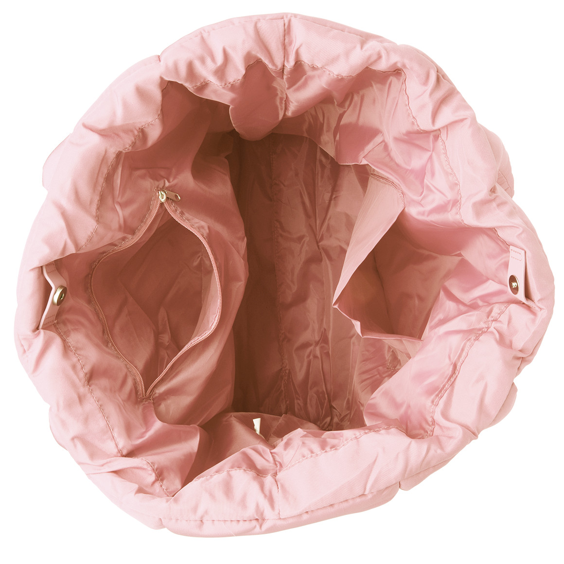 Gina Benotti Damen Puffer-Tasche mit Magnetverschluss rosa