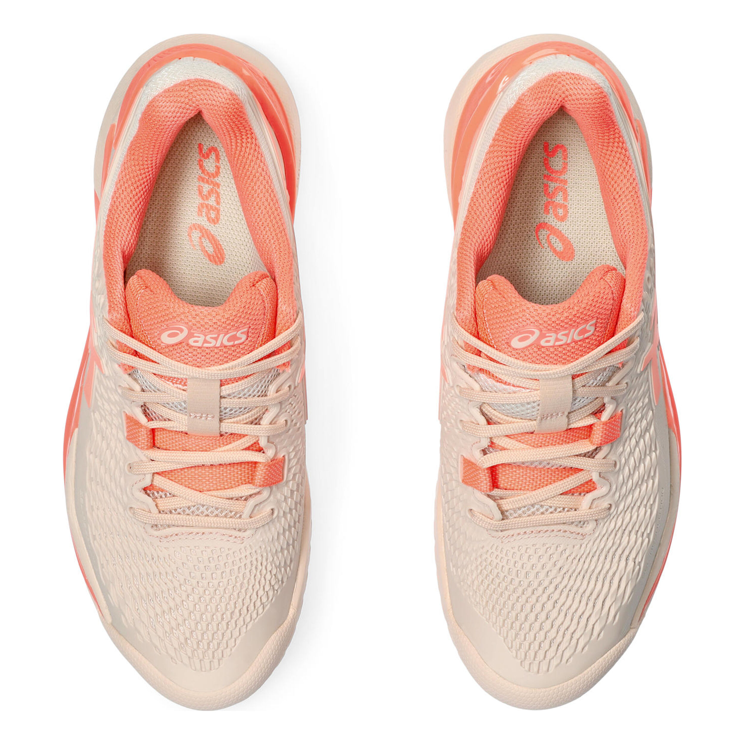 ASICS Gel-Resolution 9 Chaussures Toutes Surfaces Femmes - Abricot, Corail