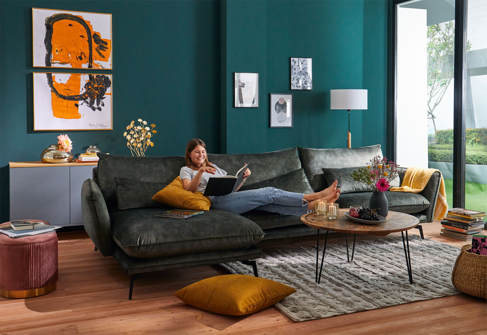 CASAVANTI Hocker Altrosa/Gold