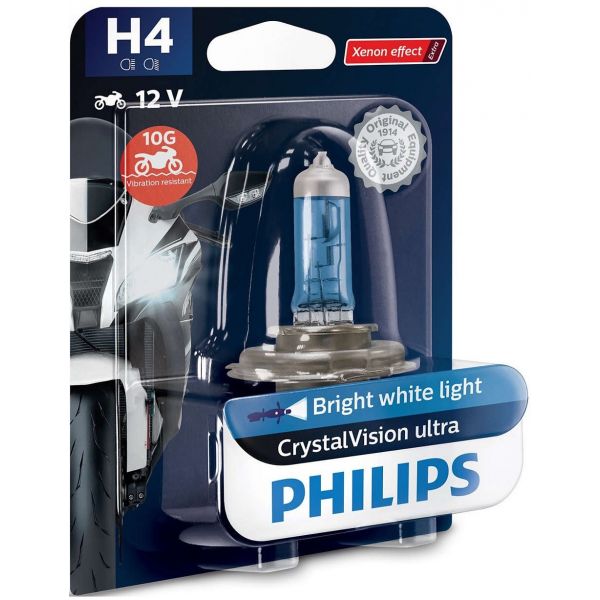 Philips H4 Crystal Vision Ultra 12342CVUBW
