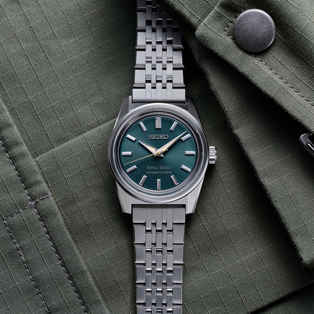 King Seiko KSK 6R Automatik Efeugrün Ø 36mm