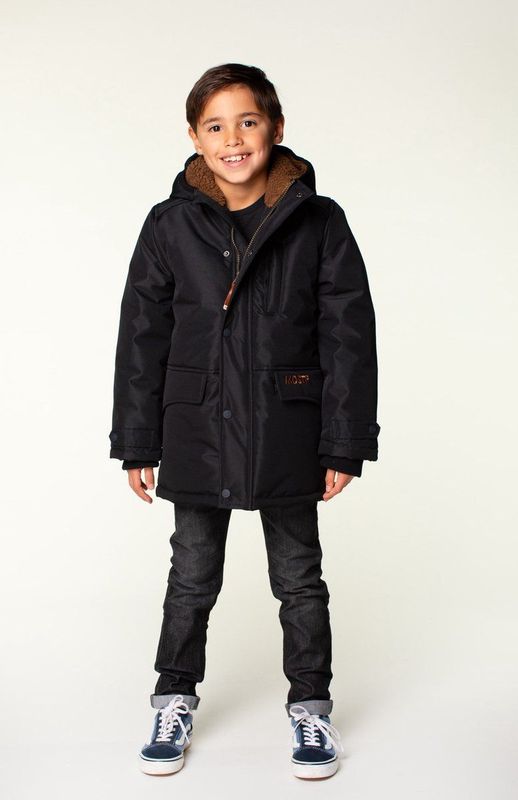 Moodstreet jongens winterjas - Zwart