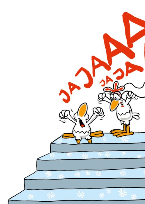 TMS | Huwelijkskaart | grappig | kippen