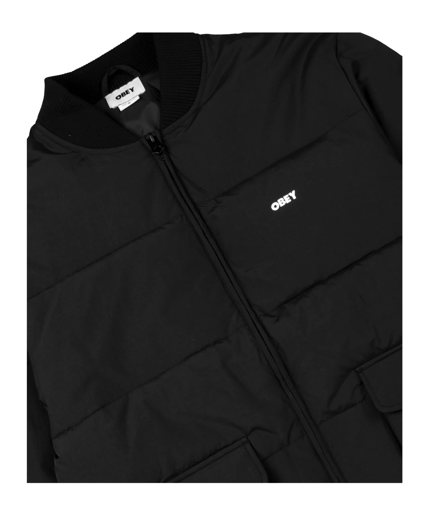 Obey Charlie Jacke Schwarz