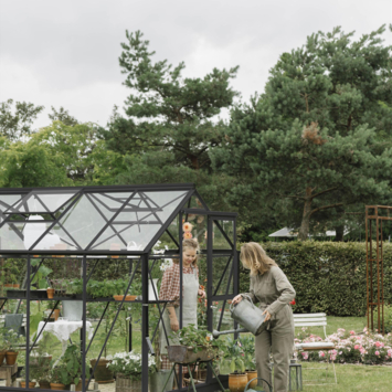 Royal Well Mary IV kweekkas aluminium zwart 9,12 m²