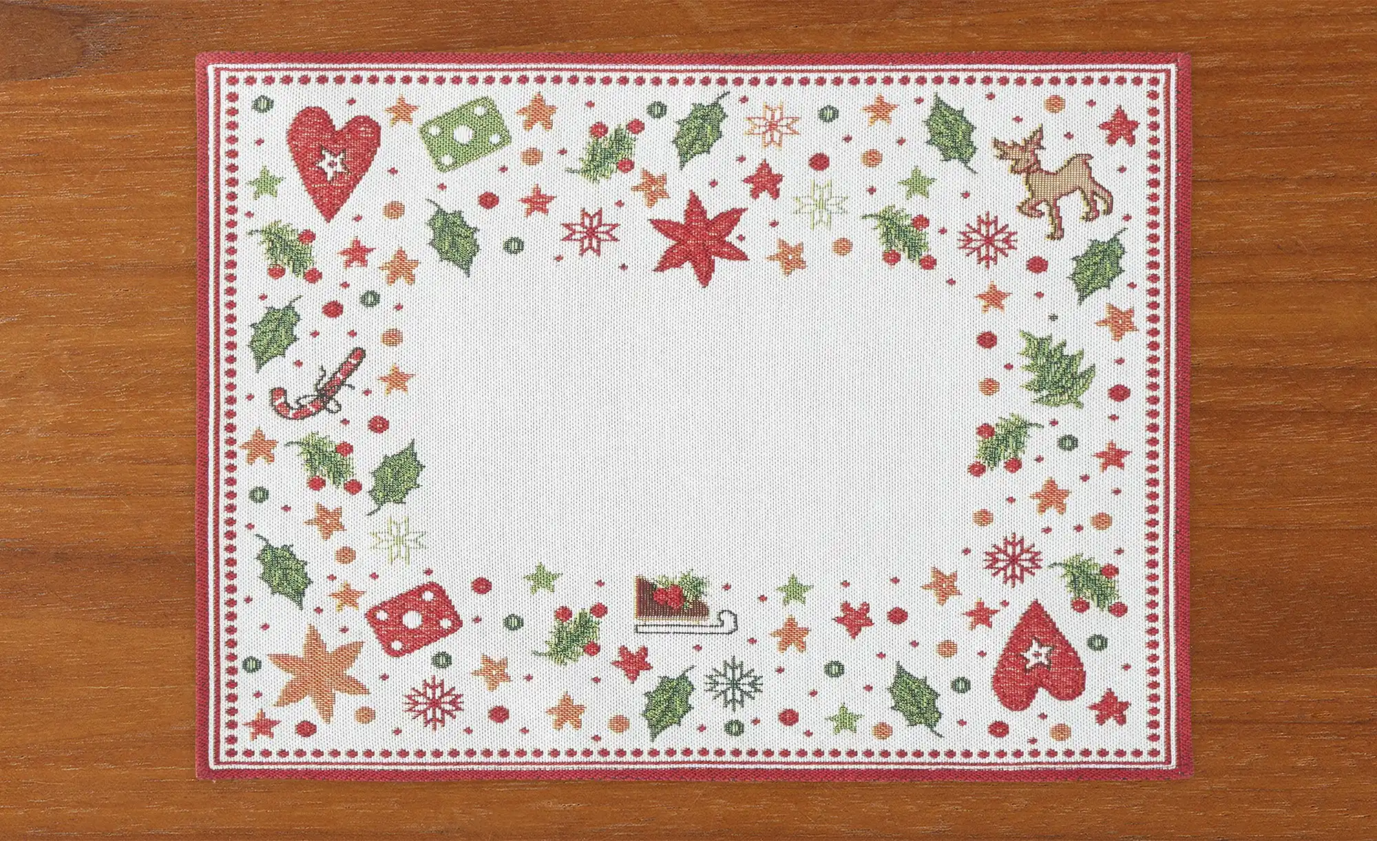 como Platzset Weihnachtspatch
