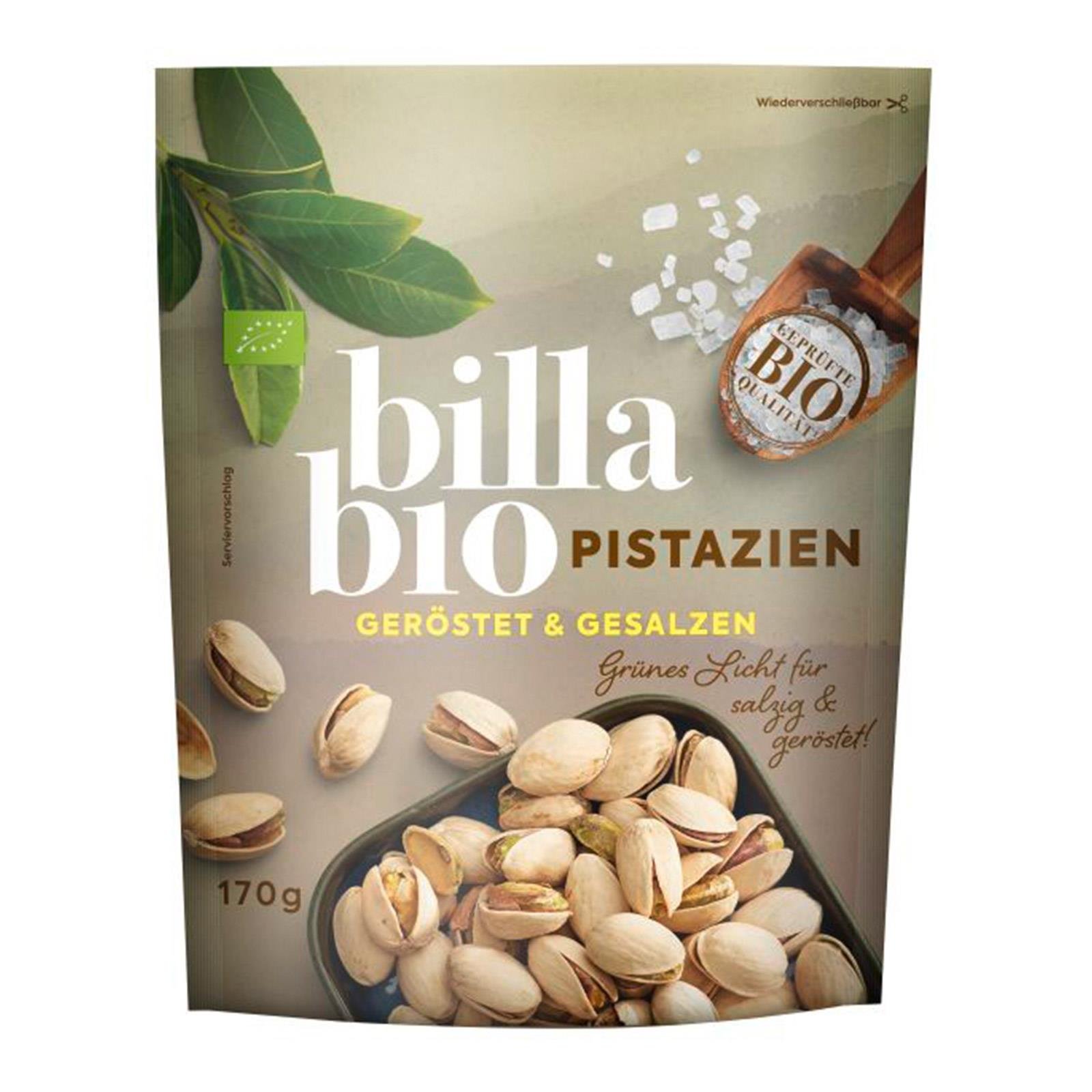BILLA Bio Pistazien Geröstet & Gesalzen