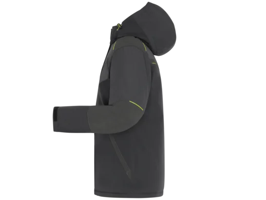 Softshell matelassée de travail Stretch Evolution Würth MODYF Anthracite/Lime