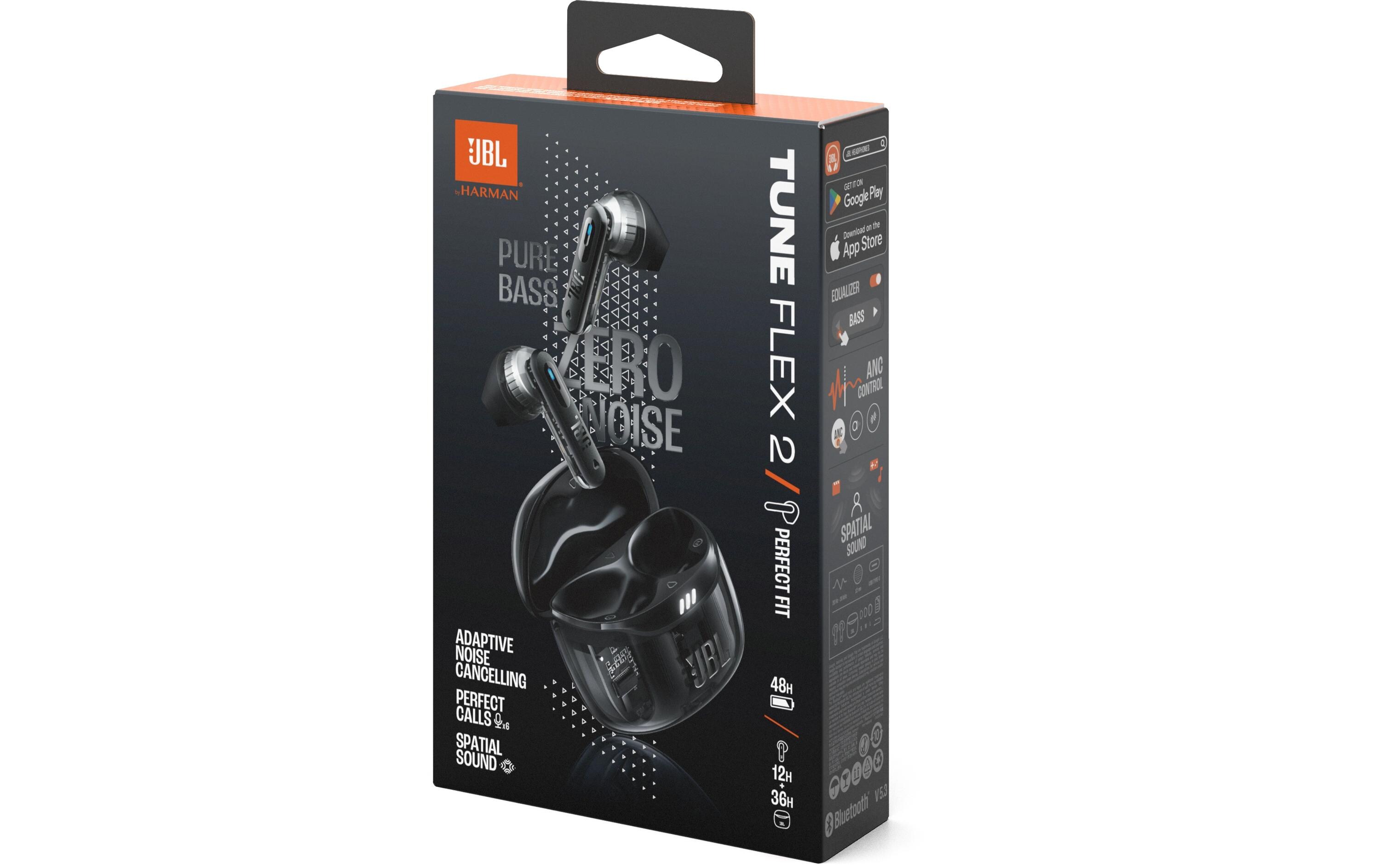 True Wireless In-Ear-Kopfhörer Tune Flex 2 Schwarz glanzTrue Wireless In-Ear-Kopfhörer mit adaptiver Geräuschunterdrückung