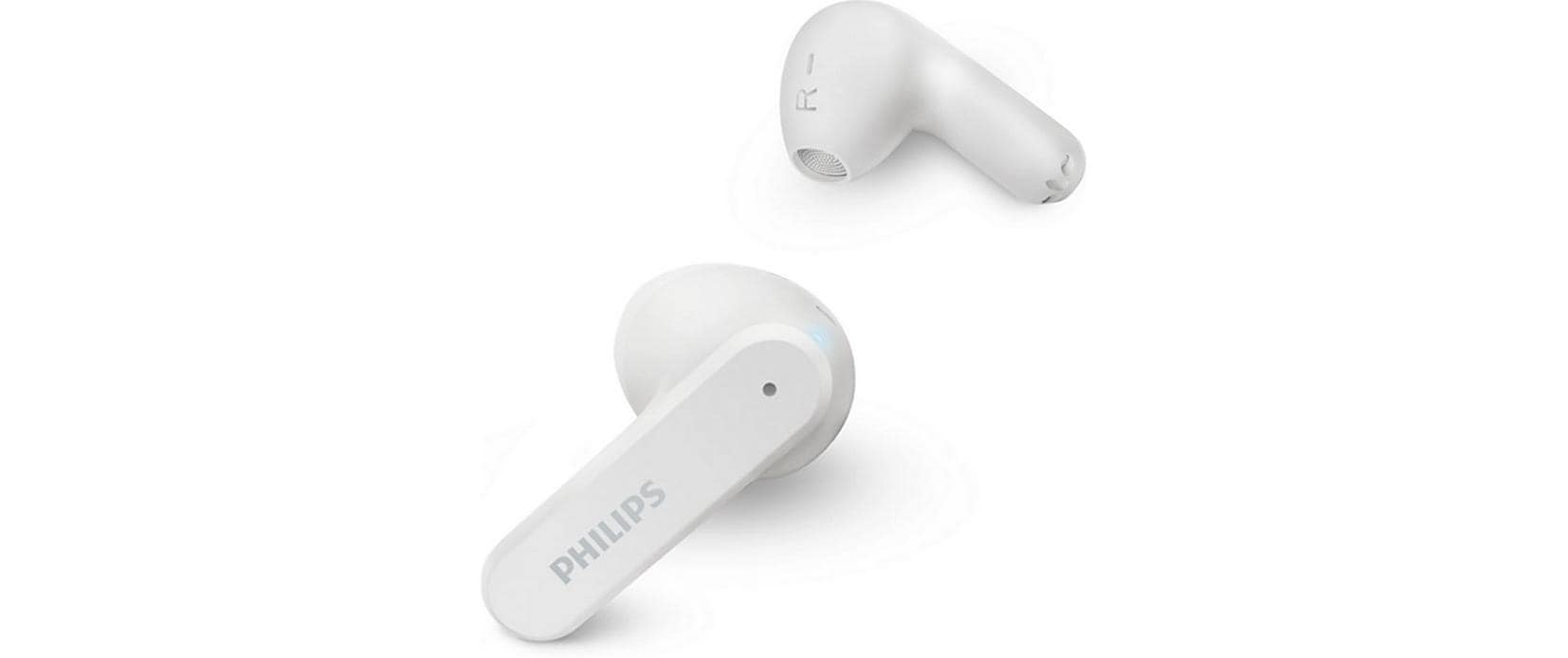 True Wireless In-Ear-Kopfhörer TAT2139WT/00 WeissDrahtlose In-Ear-Bluetooth-Kopfhörer mit langer Akkulaufzeit und dynamischem Klang