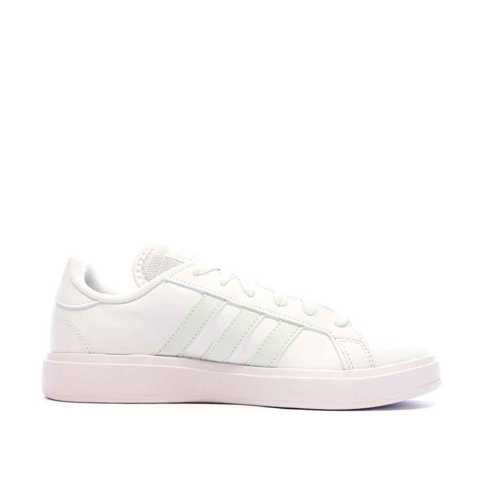 Adidas Baskets Blanc/Vert Femme Adidas Grand Court Base 2.0